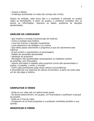 1. O VíDeo Na Sala De Aula   2