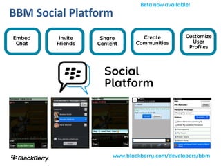 BBM Social Platform
 