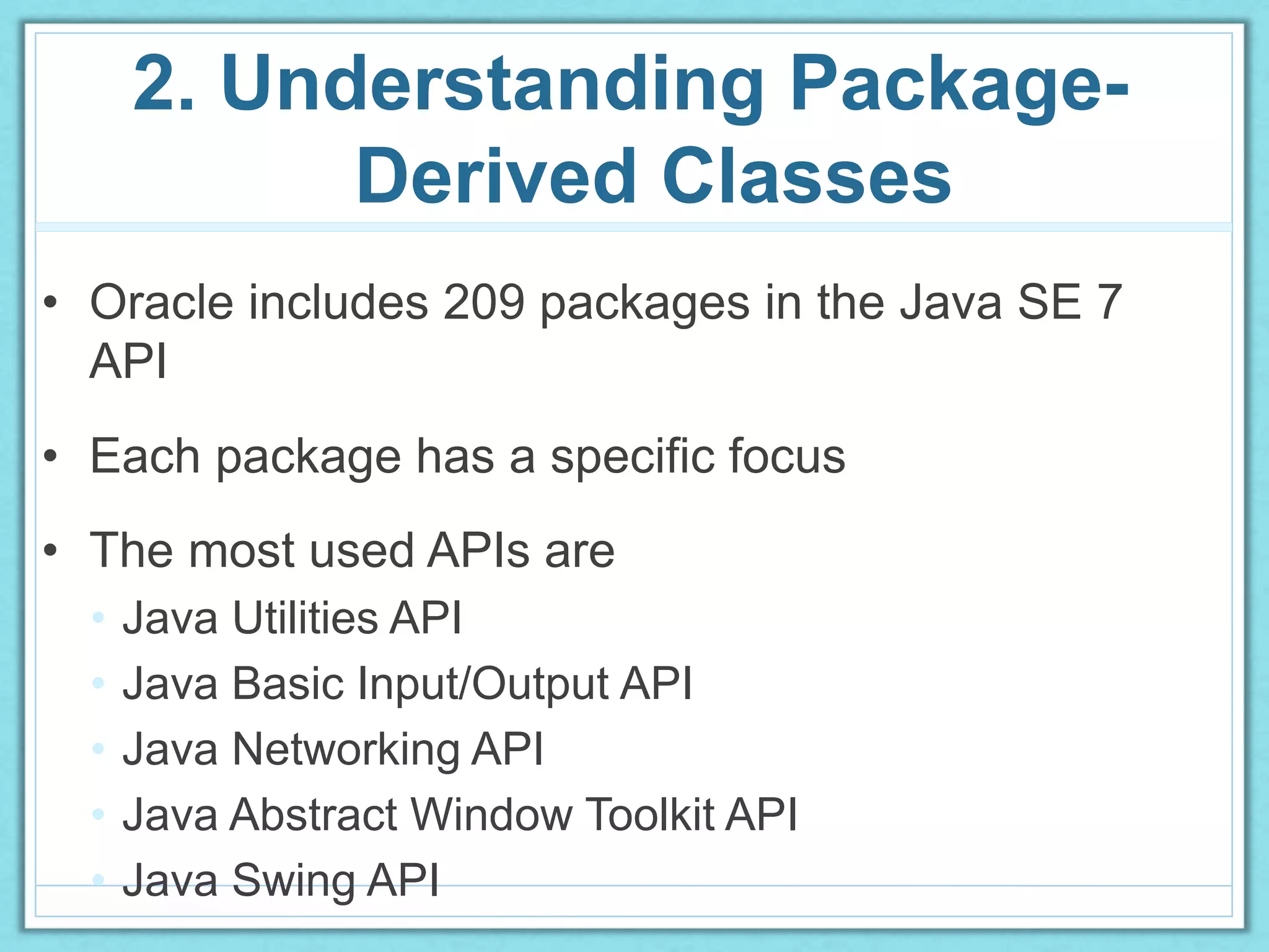OCA JAVA - 1 Packages and Class Structure | PPTX