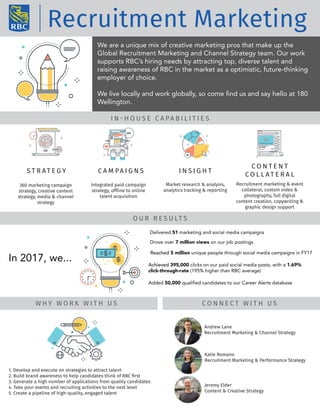 RBC Global Recruitment Marketing One-Pager | PDF