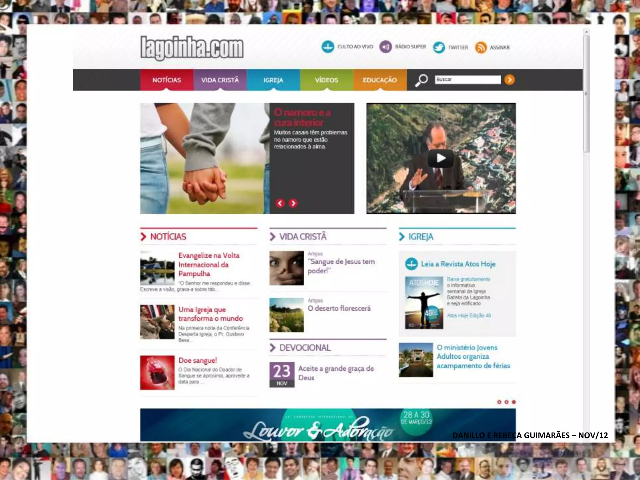 DANILLO E REBECA GUIMARÃES – NOV/12
 