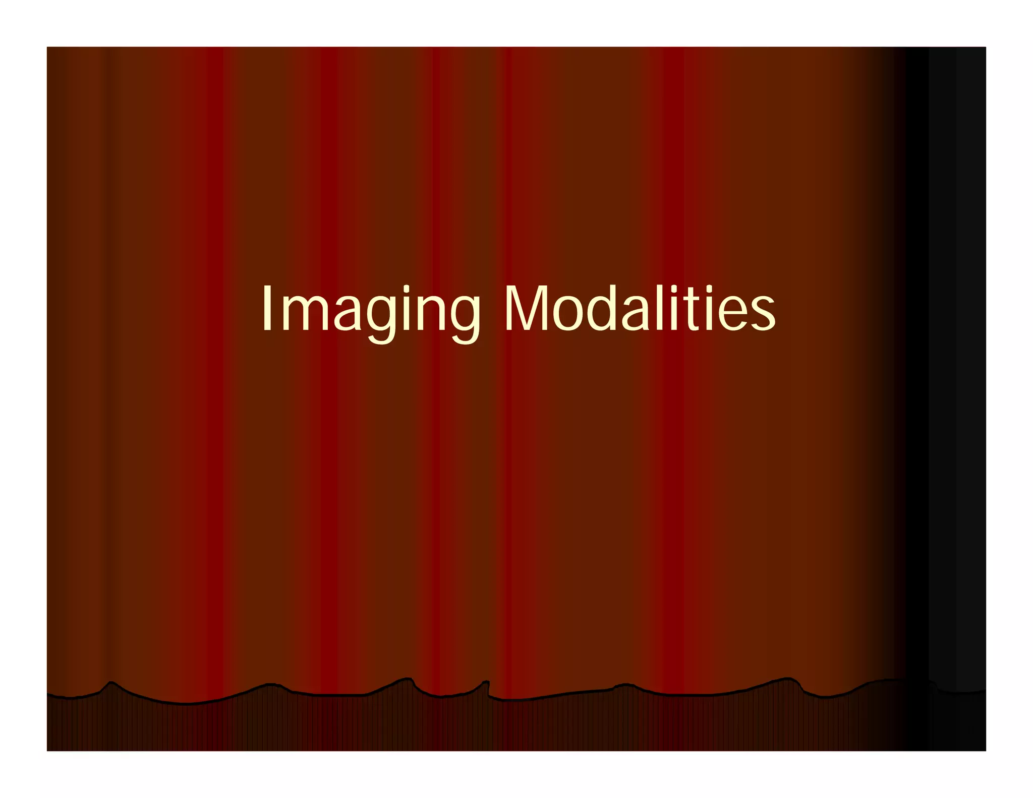 Introduction to Medical Imaging