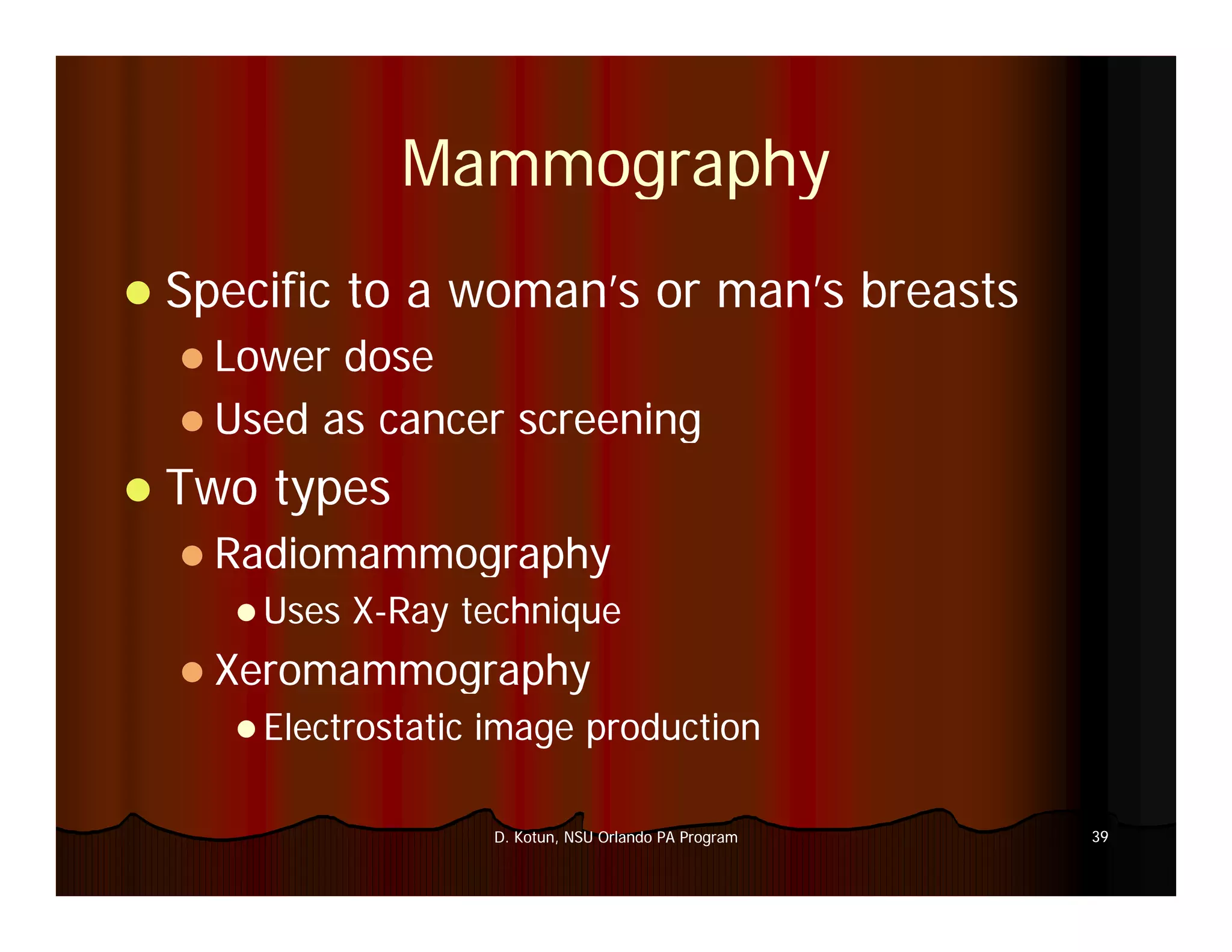 Introduction to Medical Imaging