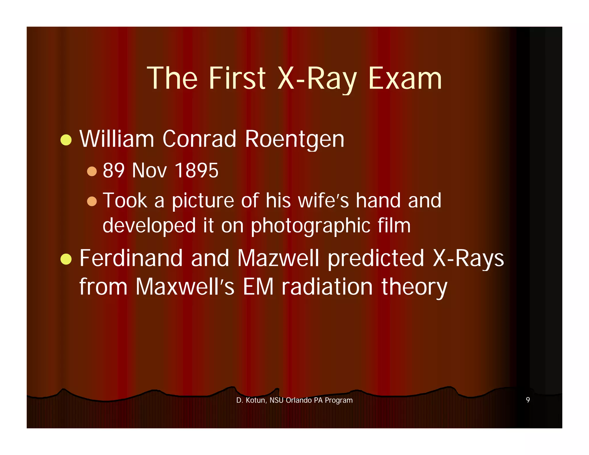 Introduction to Medical Imaging