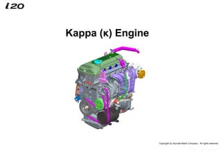 Copyright by Hyundai Motor Company. All rights reserved.
Kappa (κ) Engine
 