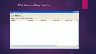 PDA Seizure – Demo version
 