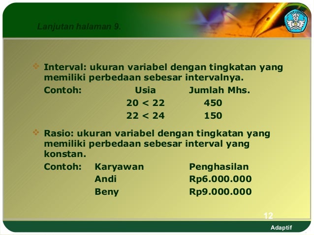 1 Pengantar Statistika Dasar
