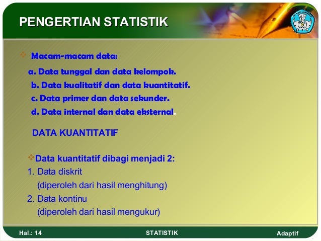 1 Pengantar Statistika Dasar
