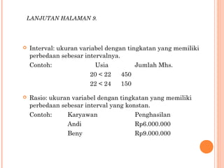 1 pengantar statistika dasar | PPT