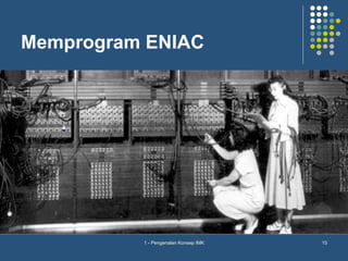 Memprogram ENIAC




          1 - Pengenalan Konsep IMK   15
 