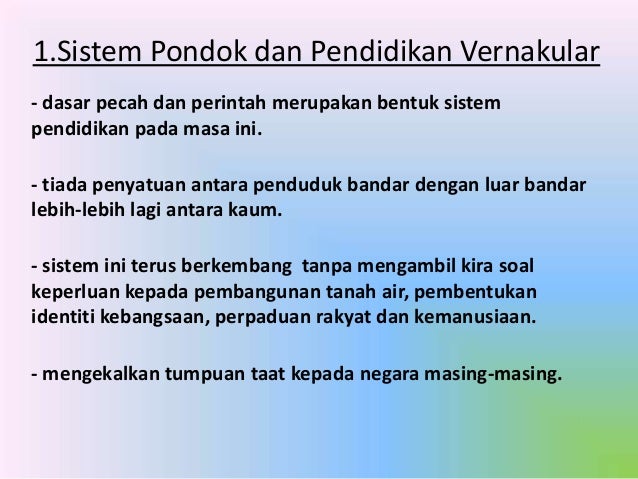 Perkembangan Sistem Pendidikan Di Malaysia  perkembangan 