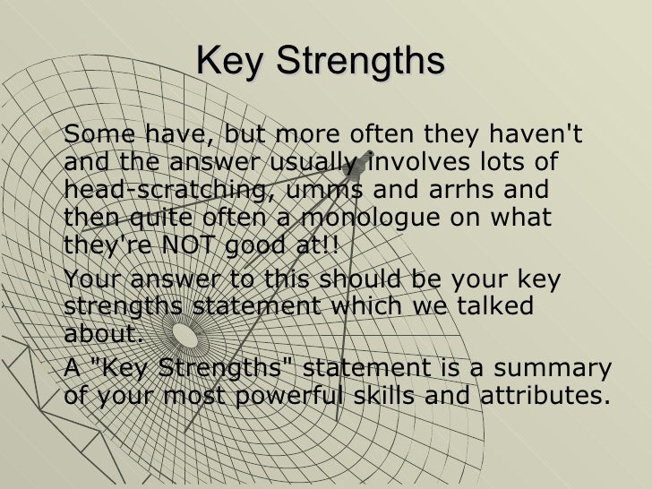 what are some personal strengths