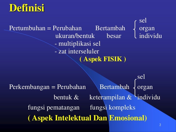 1.pertumbuhan & perkembangan