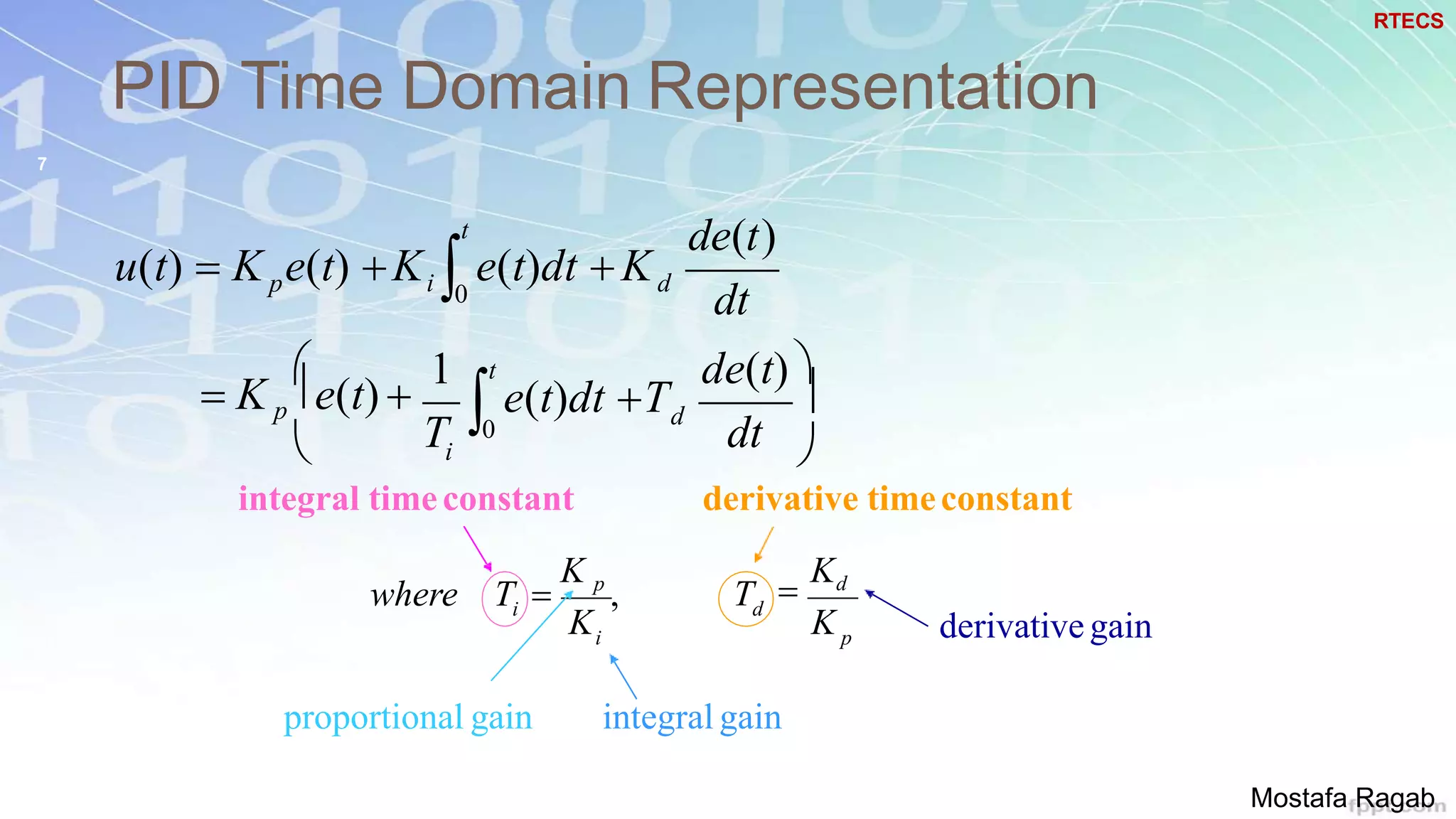 Proportional integral and derivative PID controller | PPTX