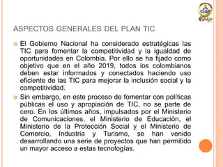 1. plan nacional de tecnologias de la informacion y telecomunicaciones ...