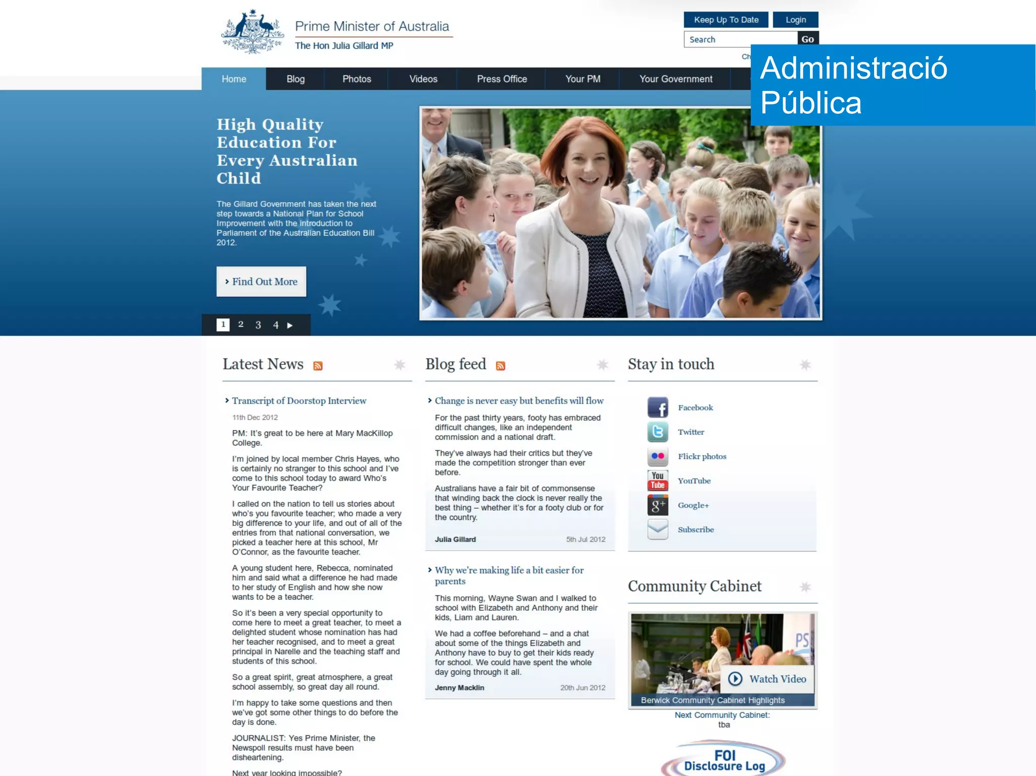 Administració
Pública
 