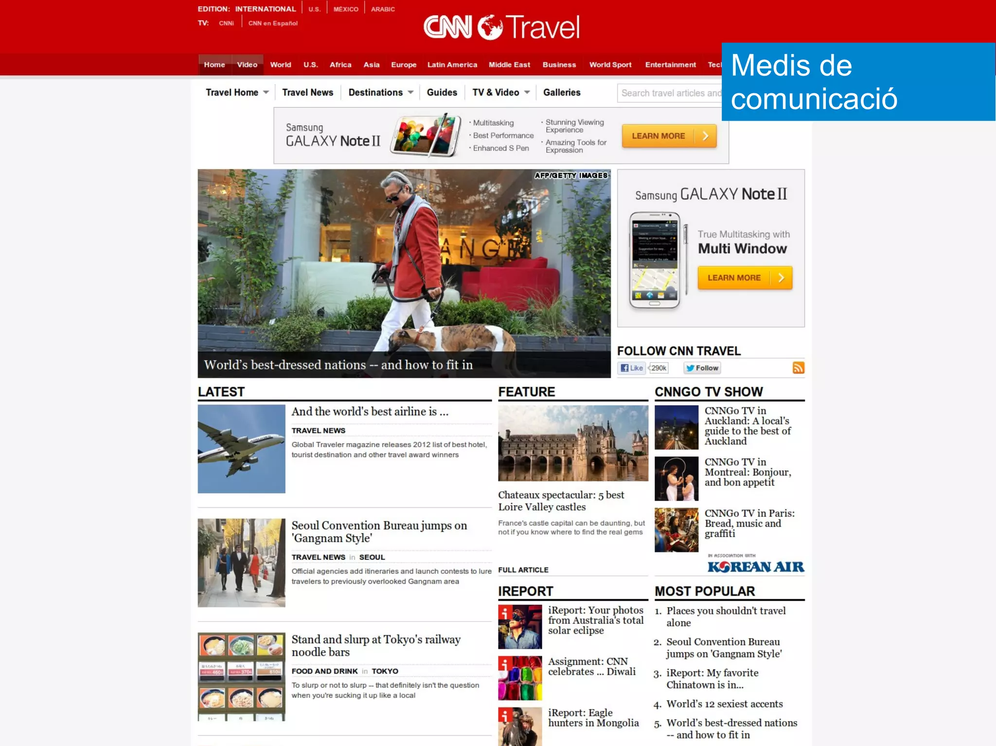 Medis de
comunicació
 