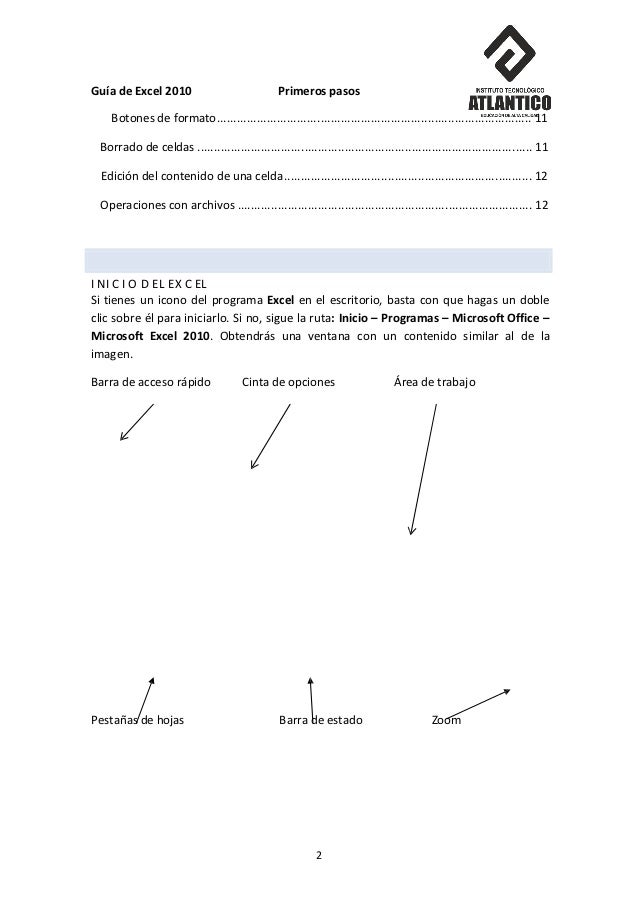 Manual de Excel 2010