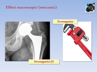 Effetti macroscopici (meccanici)


                                      Ferromagnetico




                 Ferromagnetico (?)
 