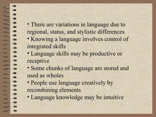 1. Principles About Language In General | PPT