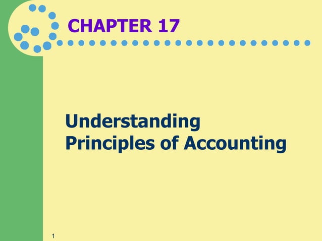 1. principles of accounting | PPTX | Stocks and Bonds | Personal Investing