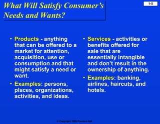 changing world and creating customer value | PPT