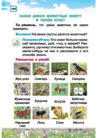 Природоведение: учебник для 1-го класса (русский язык обучения), Автор: И.В. Грущинская Видавництво: Київ, Освіта, 2012 рік