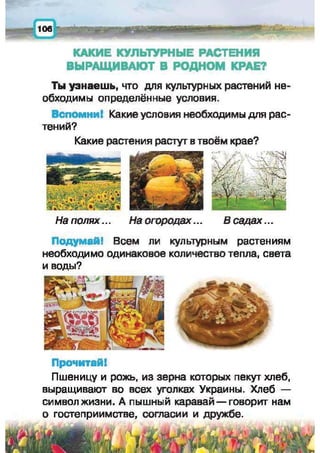 Природоведение: учебник для 1-го класса (русский язык обучения), Автор: И.В. Грущинская Видавництво: Київ, Освіта, 2012 рік