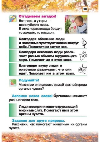 Природоведение: учебник для 1-го класса (русский язык обучения), Автор: И.В. Грущинская Видавництво: Київ, Освіта, 2012 рік