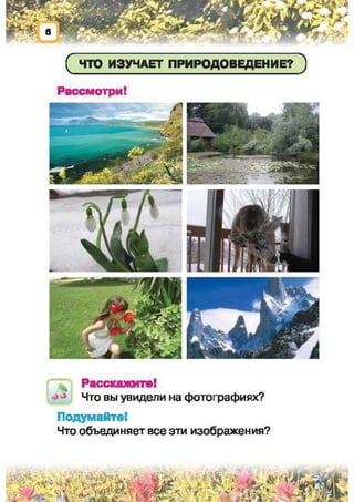 Природоведение: учебник для 1-го класса (русский язык обучения), Автор: И.В. Грущинская Видавництво: Київ, Освіта, 2012 рік