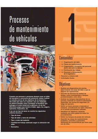 1 procesos de mantenimiento de vehículos