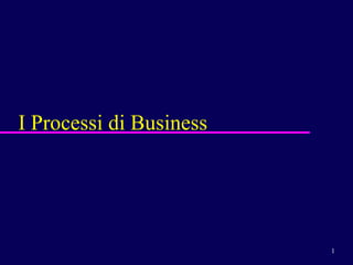 I Processi di Business  