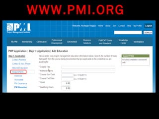 WWW.PMI.ORG
 
