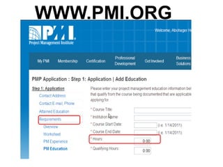 WWW.PMI.ORG
 