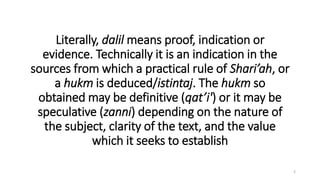 1-Proofs of Shari'ah (Al-Adillah Al-Shar'iyyah).pptx