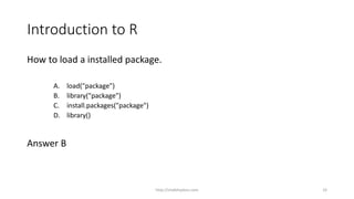 1 R Tutorial Introduction | PDF