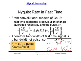 Signal Processing
 