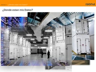 raona > ¿Dónde están mis Datos?


 ¿Donde estan mis Datos?



                                        Amsterdam

           America                                              Japón
                              Dublin,        Europa     China
             del
            Norte             Ireland                 Asia
                                                                Hong Kong
 Quincy,              Chicago, IL
 WA                                          Africa               Singapur


    San Antonio, TX
                          America                                Australia
                          Central
                           y Sur
 
