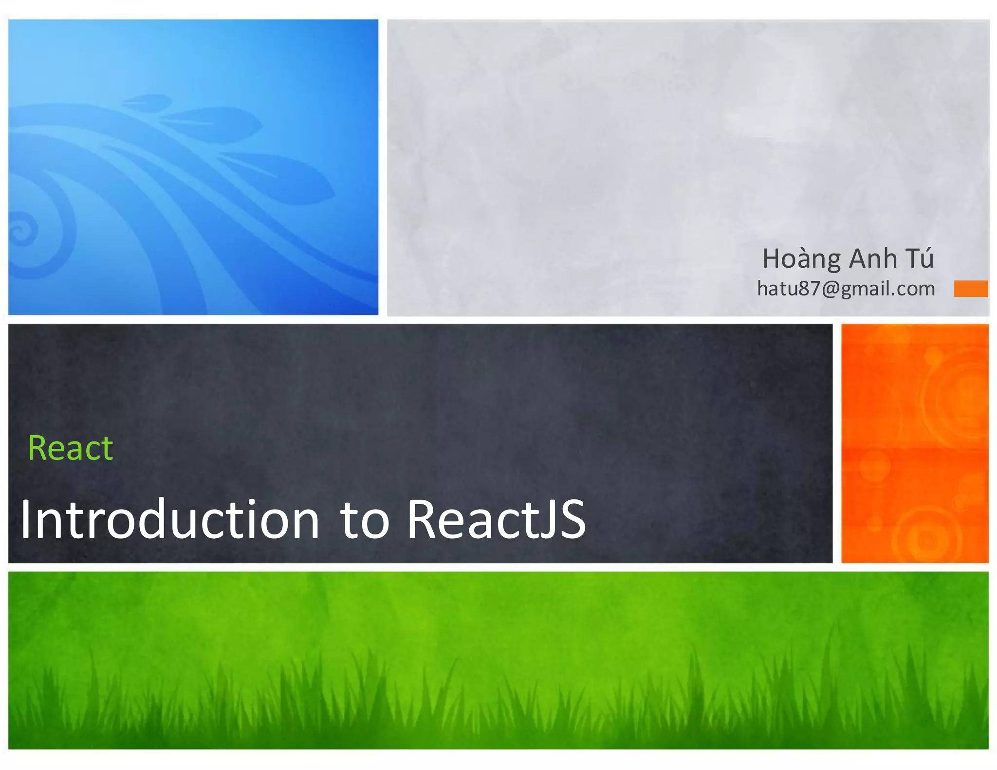 Introduction to ReactJS | PPT