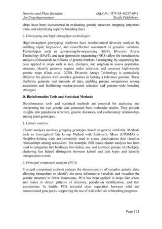 Genetic Variation and Diversity in Plants - Chaitanya Vankalas | PDF
