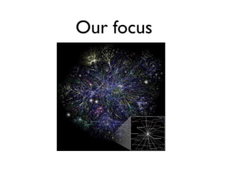 Our focus 
 