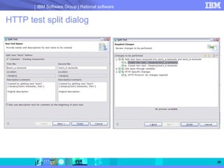 IBM Software Group | Rational software


HTTP test split dialog




                                                 20
 