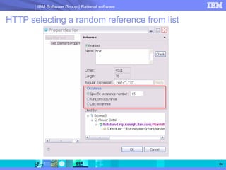 IBM Software Group | Rational software


HTTP selecting a random reference from list




                                                24
 