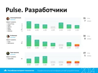 Pulse.	
  Разработчики
 