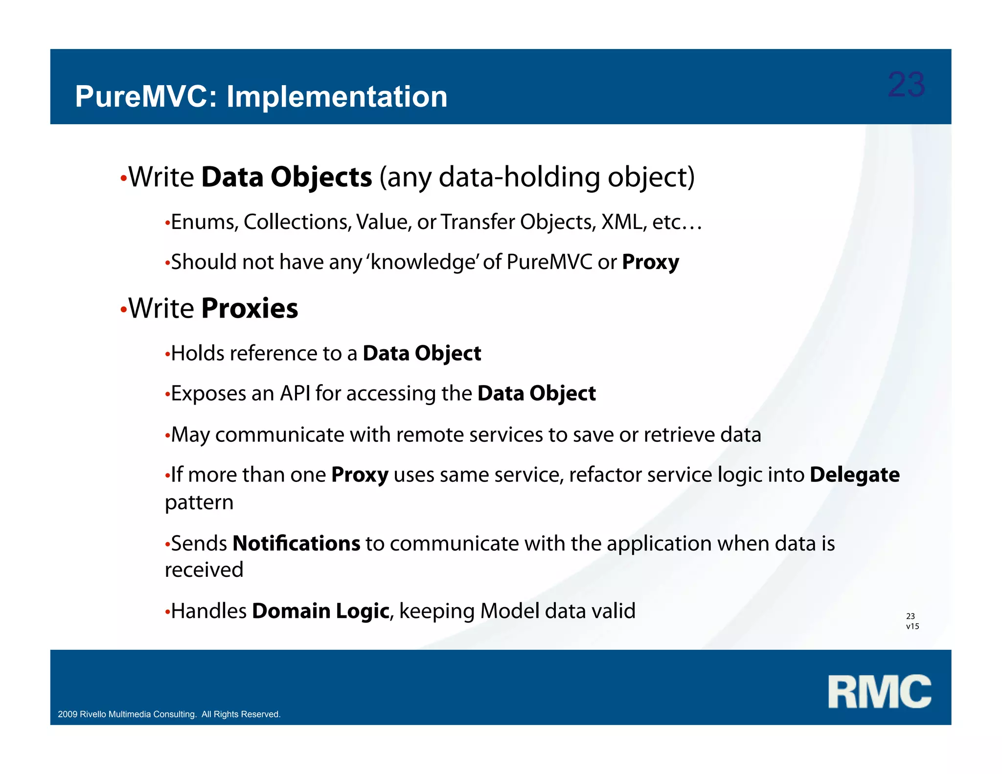 Samuel Asher Rivello - PureMVC Hands On Part 1