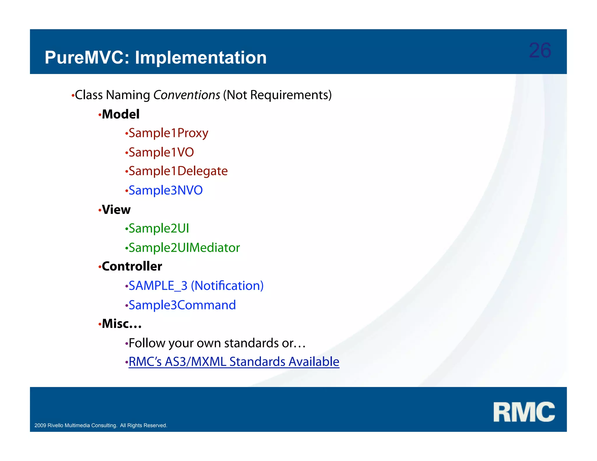 Samuel Asher Rivello - PureMVC Hands On Part 1