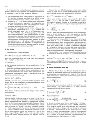 The internal energy and thermodynamic behaviour of a boson gas below ...