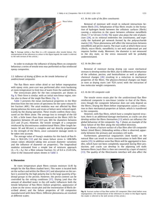 Influence of drying on the mechanical behaviour of flax fibres and ...