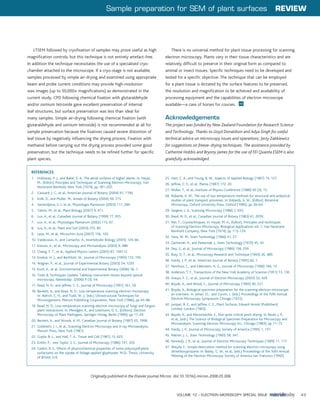 sample preparation of sem for plant smaples | PDF