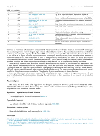A systematic review of immersive virtual reality applications for ...